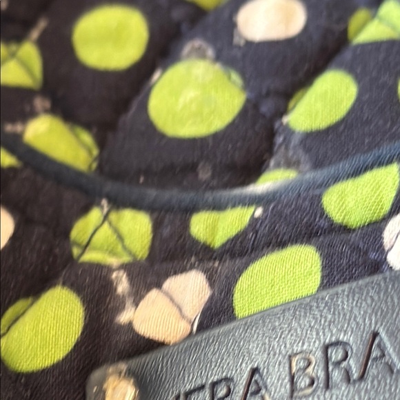 Vera Bradley Polka Dot Tote Bag - Green and White - Picture 8 of 8